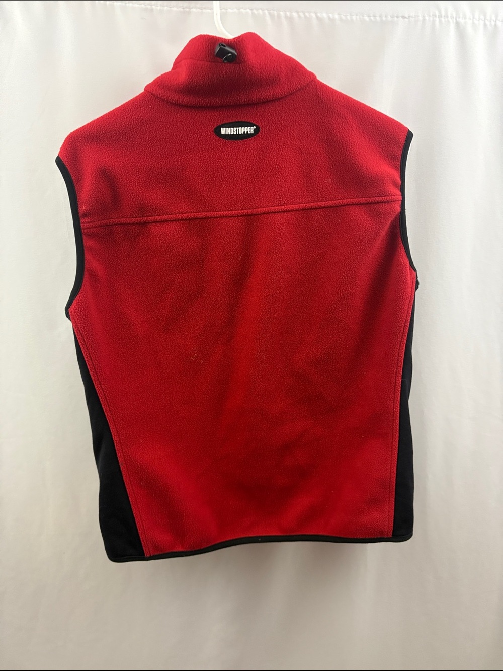 Marmot Womens Windstopper Full Zip Fleece Vest Polyester Red Size medium - Picture 6 of 8